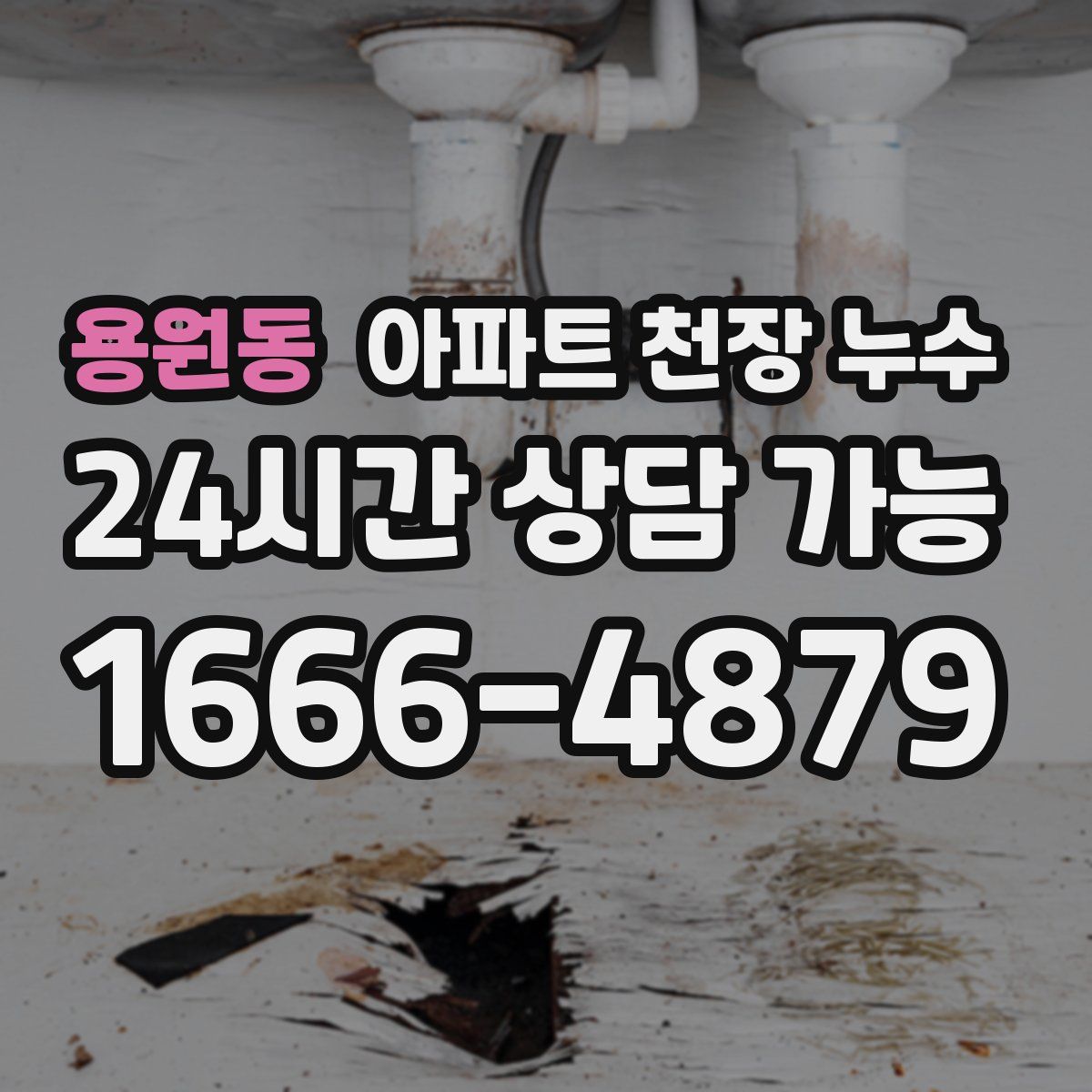 용원동 아파트 천장 누수