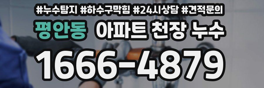 평안동 아파트 천장 누수