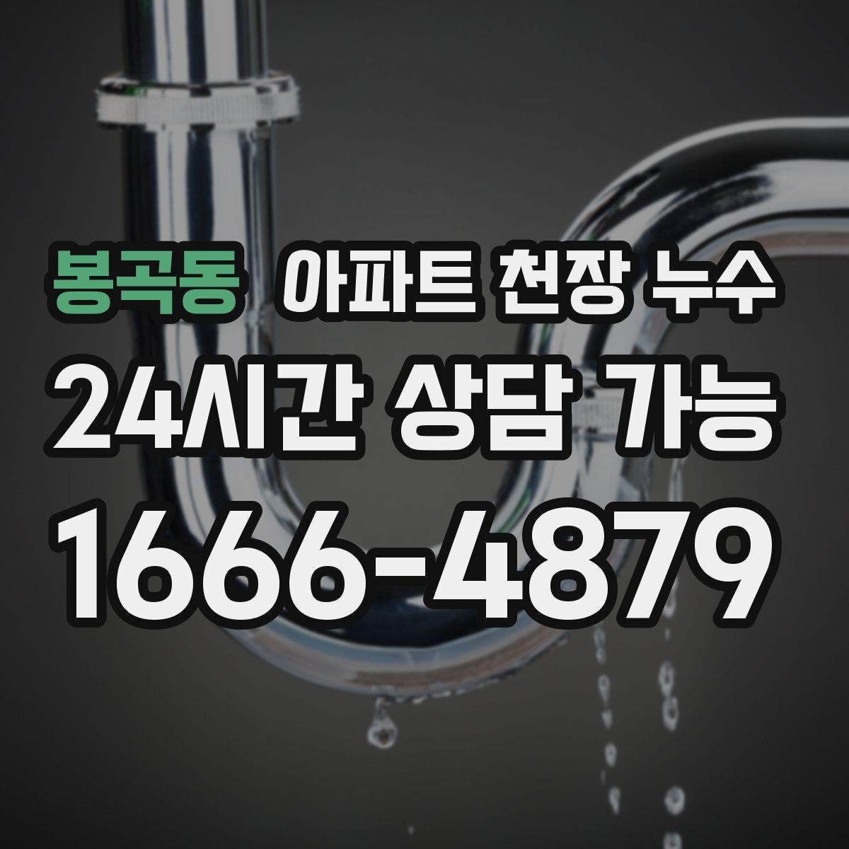 봉곡동 아파트 천장 누수