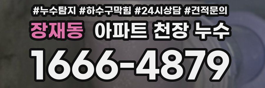 장재동 아파트 천장 누수