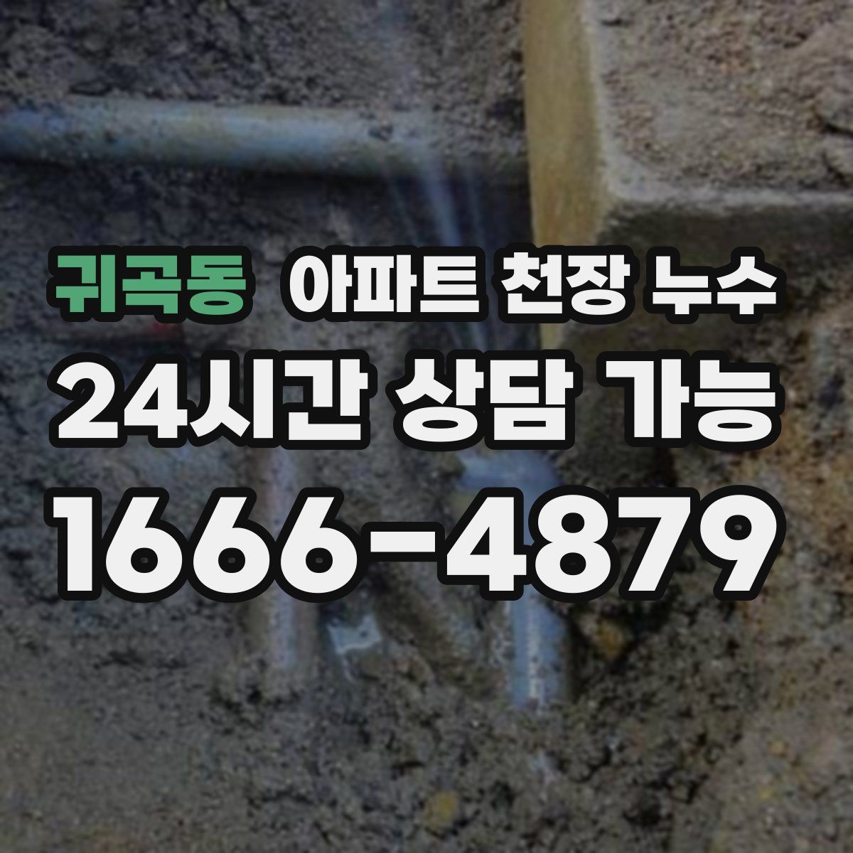 귀곡동 아파트 천장 누수