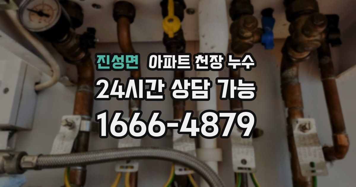 진성면 아파트 천장 누수