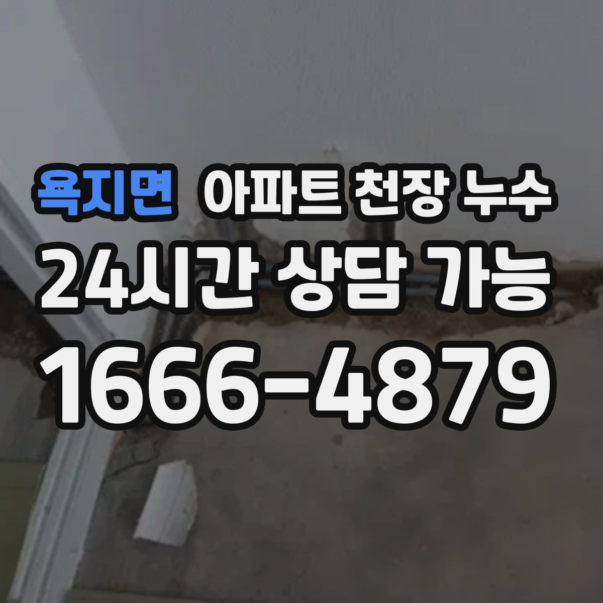 욕지면 아파트 천장 누수