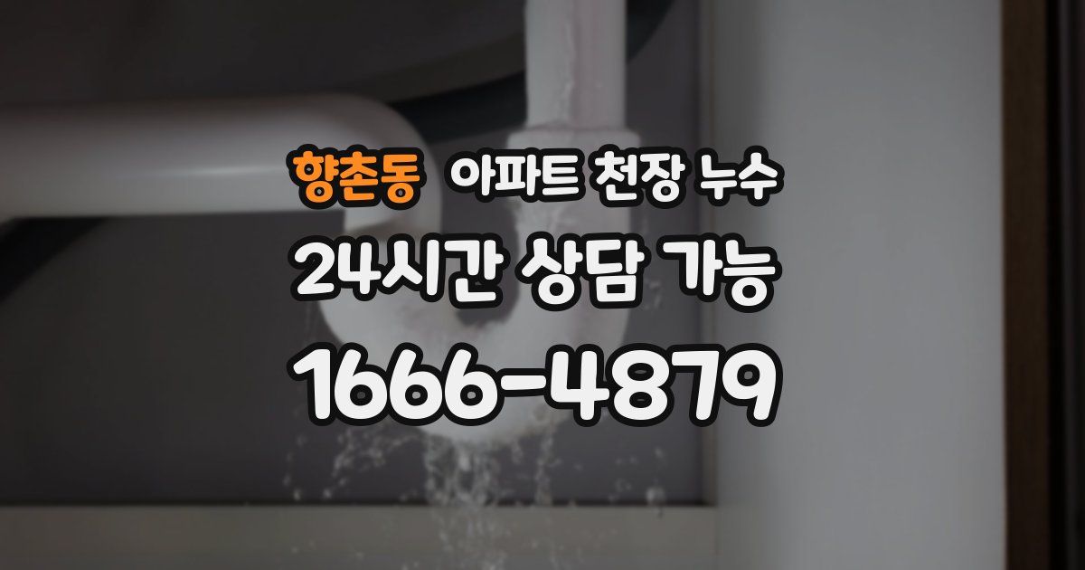 향촌동 아파트 천장 누수