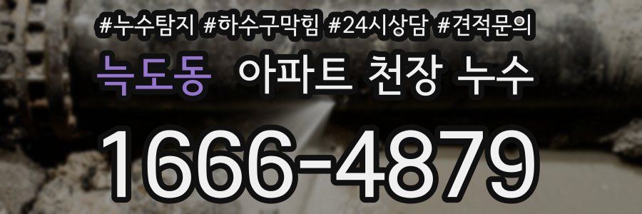 늑도동 아파트 천장 누수