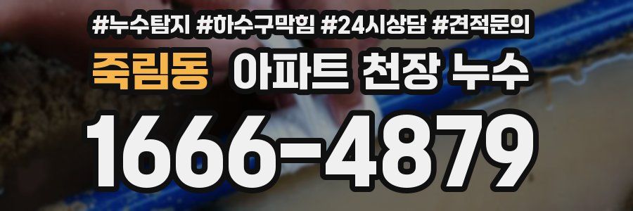 죽림동 아파트 천장 누수