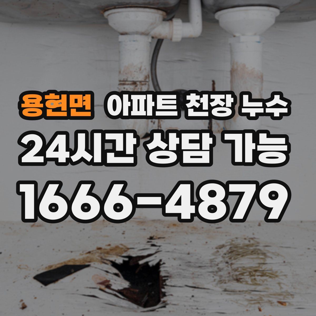 용현면 아파트 천장 누수