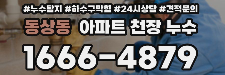 동상동 아파트 천장 누수