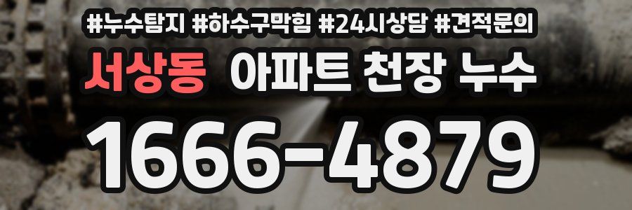 서상동 아파트 천장 누수