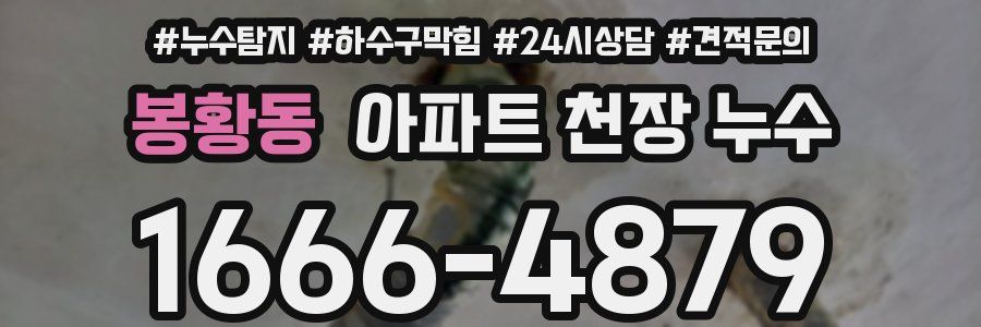 봉황동 아파트 천장 누수