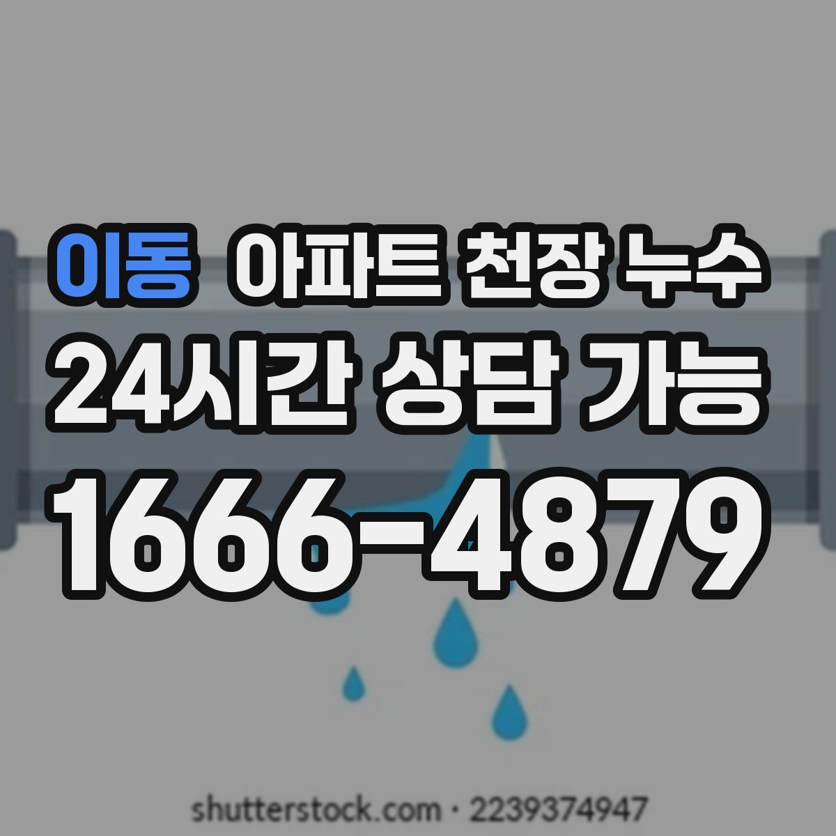 이동 아파트 천장 누수