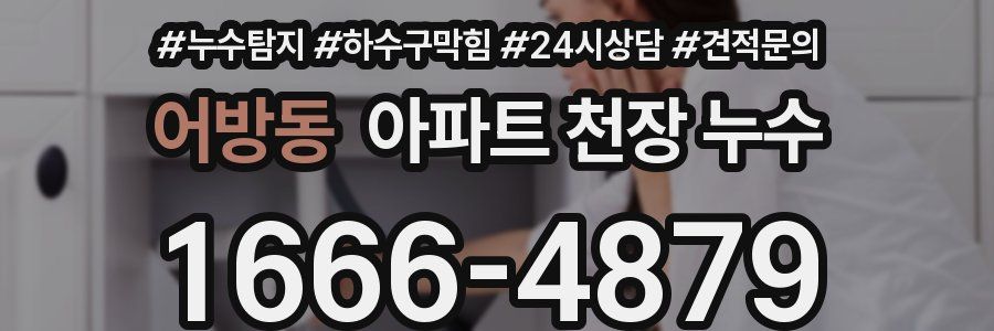 어방동 아파트 천장 누수