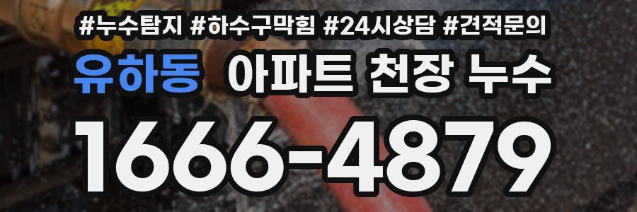 유하동 아파트 천장 누수