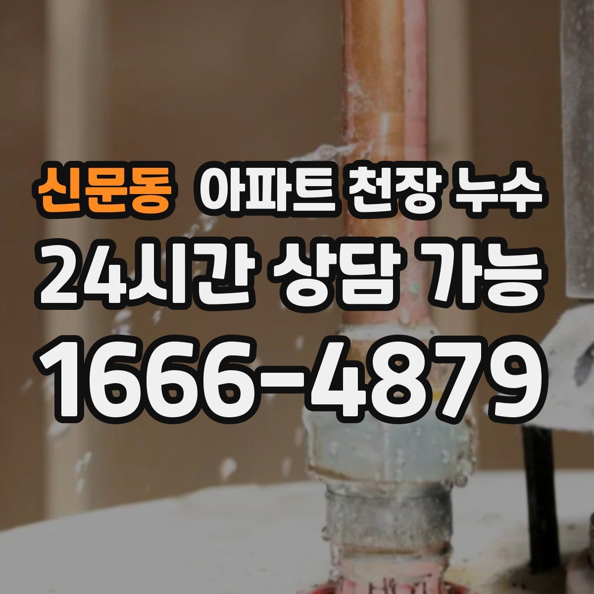 신문동 아파트 천장 누수