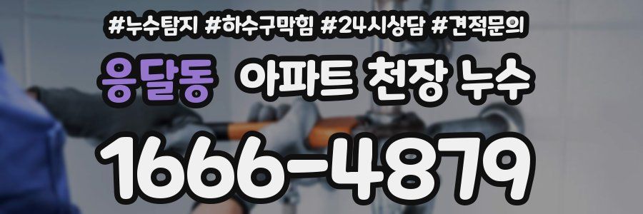 응달동 아파트 천장 누수