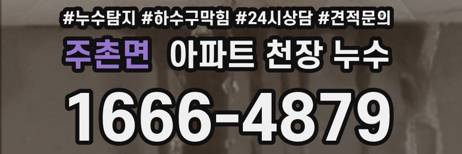 주촌면 아파트 천장 누수