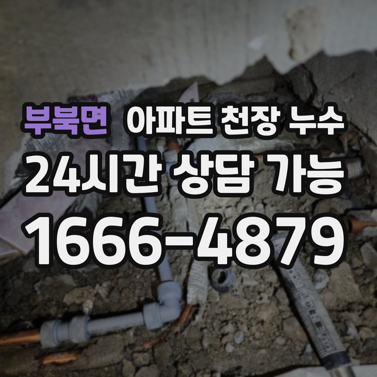 부북면 아파트 천장 누수