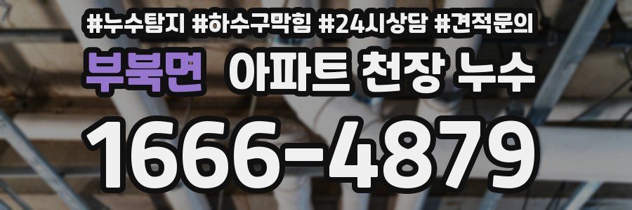 부북면 아파트 천장 누수