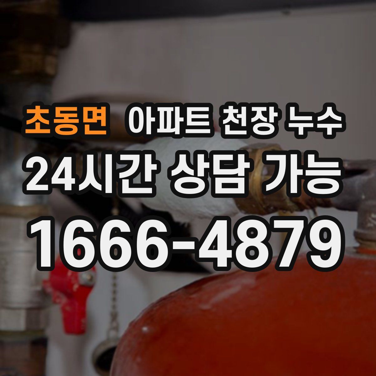 초동면 아파트 천장 누수