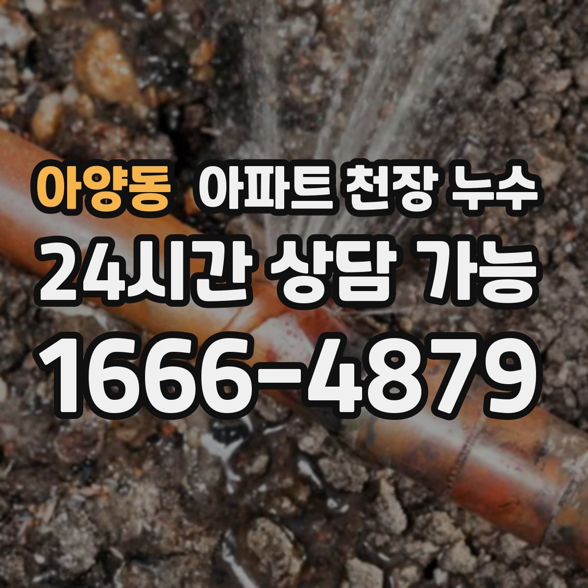 아양동 아파트 천장 누수