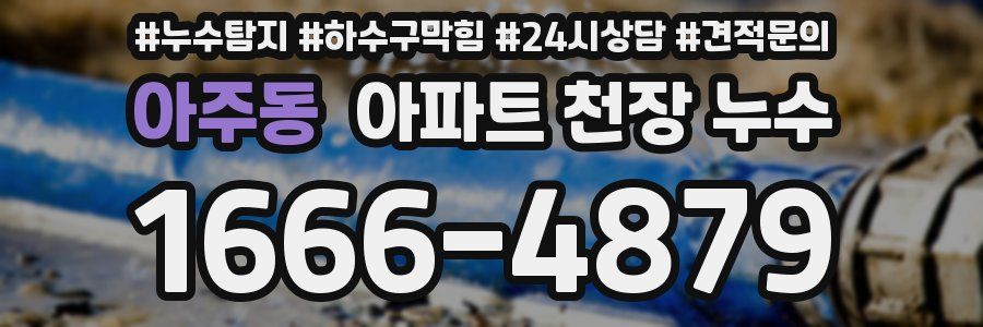 아주동 아파트 천장 누수
