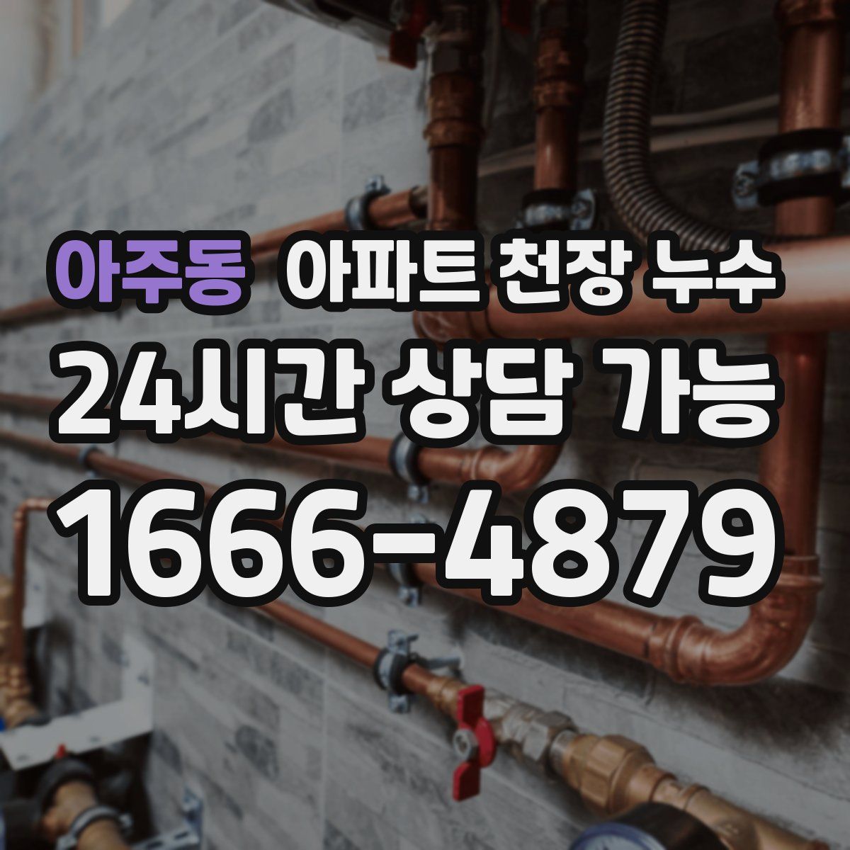 아주동 아파트 천장 누수