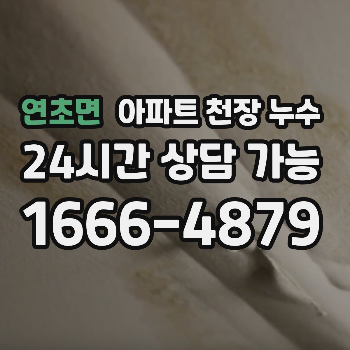 연초면 아파트 천장 누수