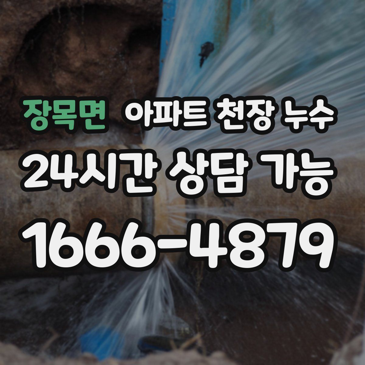 장목면 아파트 천장 누수