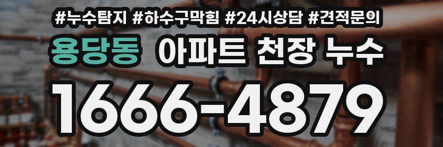 용당동 아파트 천장 누수