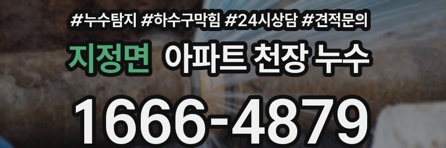 지정면 아파트 천장 누수