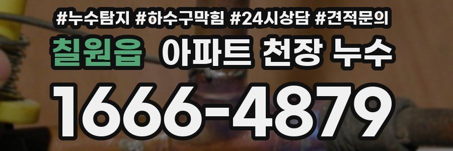 칠원읍 아파트 천장 누수