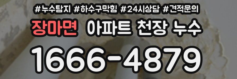 장마면 아파트 천장 누수