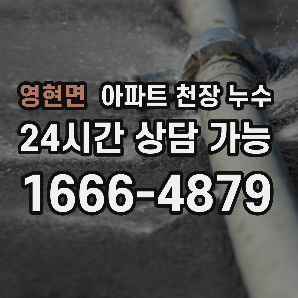 영현면 아파트 천장 누수