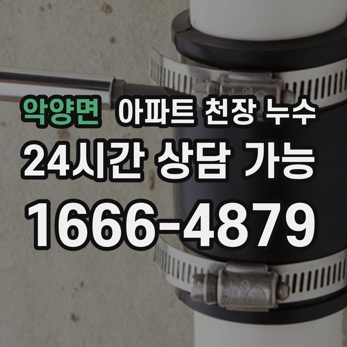 악양면 아파트 천장 누수
