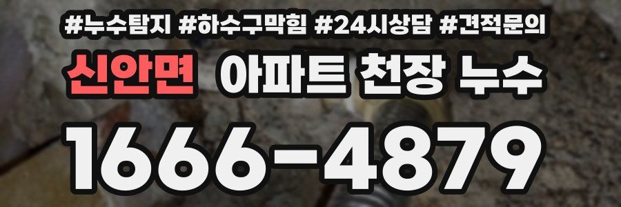 신안면 아파트 천장 누수