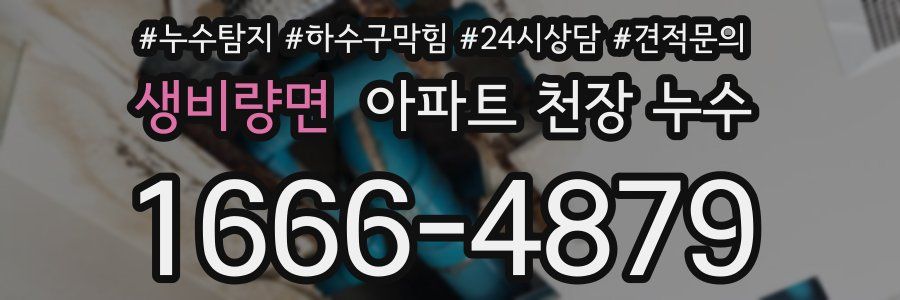 생비량면 아파트 천장 누수