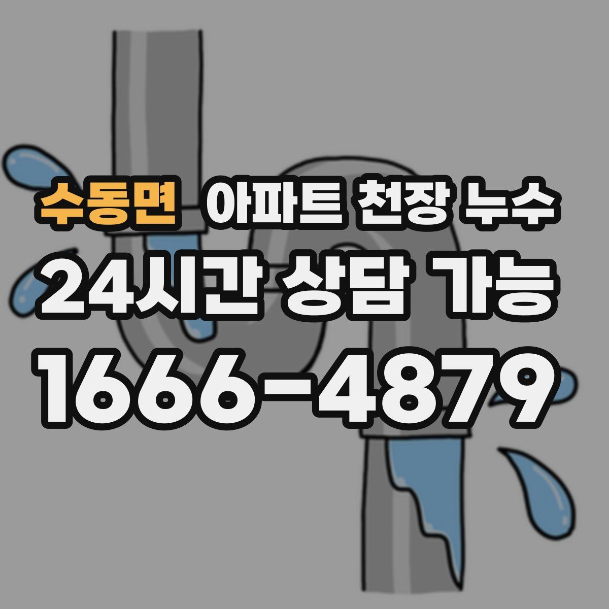 수동면 아파트 천장 누수