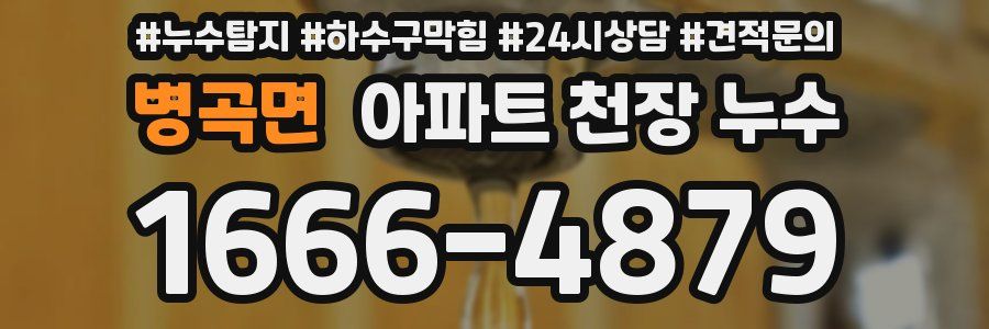 병곡면 아파트 천장 누수