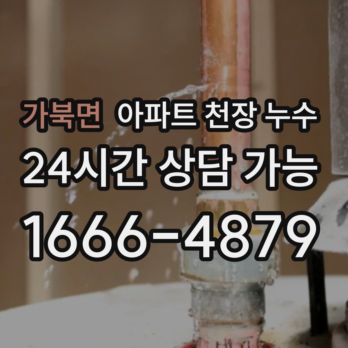가북면 아파트 천장 누수