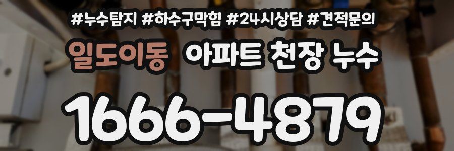 일도이동 아파트 천장 누수