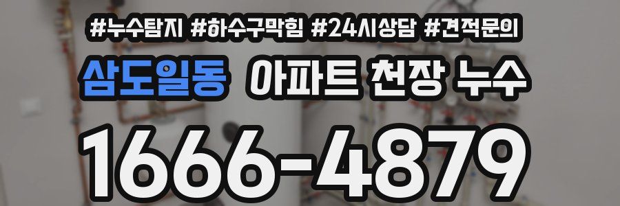 삼도일동 아파트 천장 누수