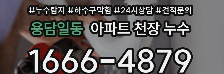 용담일동 아파트 천장 누수