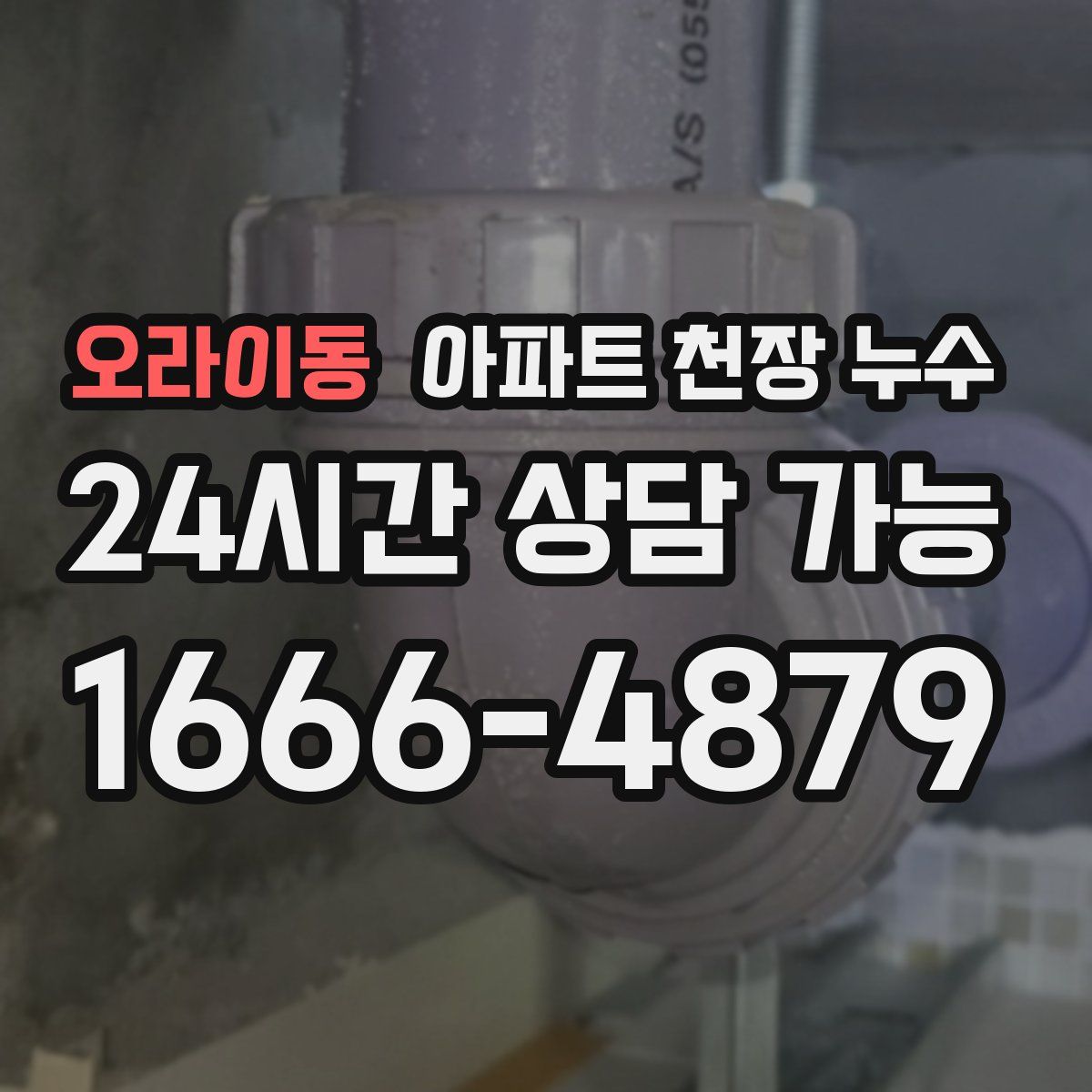오라이동 아파트 천장 누수