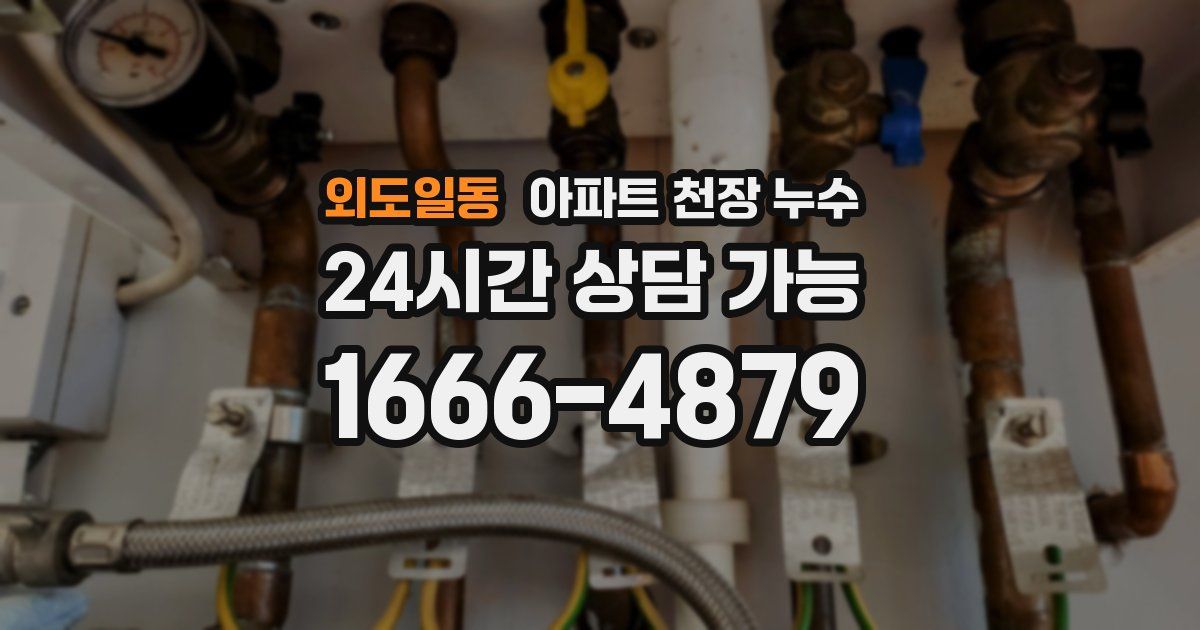 외도일동 아파트 천장 누수