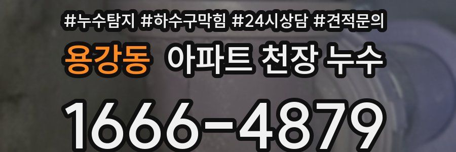 용강동 아파트 천장 누수