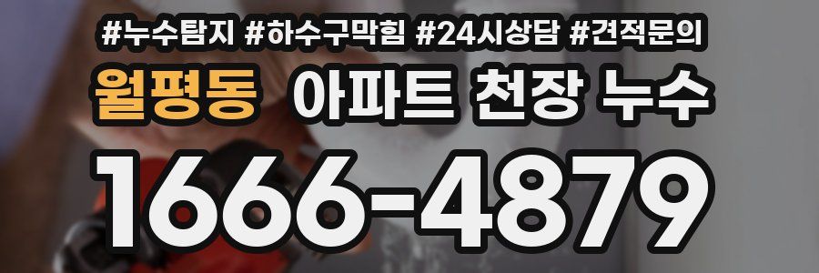 월평동 아파트 천장 누수
