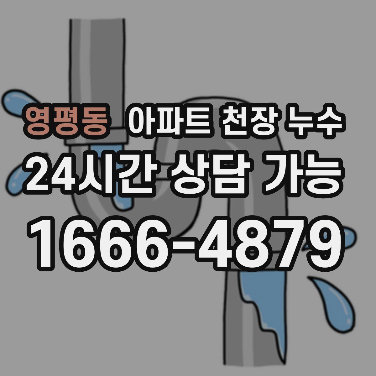 영평동 아파트 천장 누수