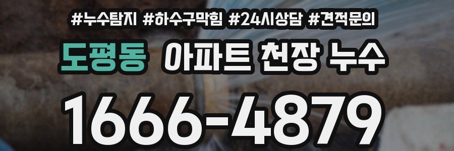 도평동 아파트 천장 누수