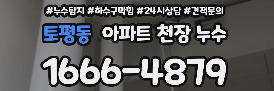 토평동 아파트 천장 누수