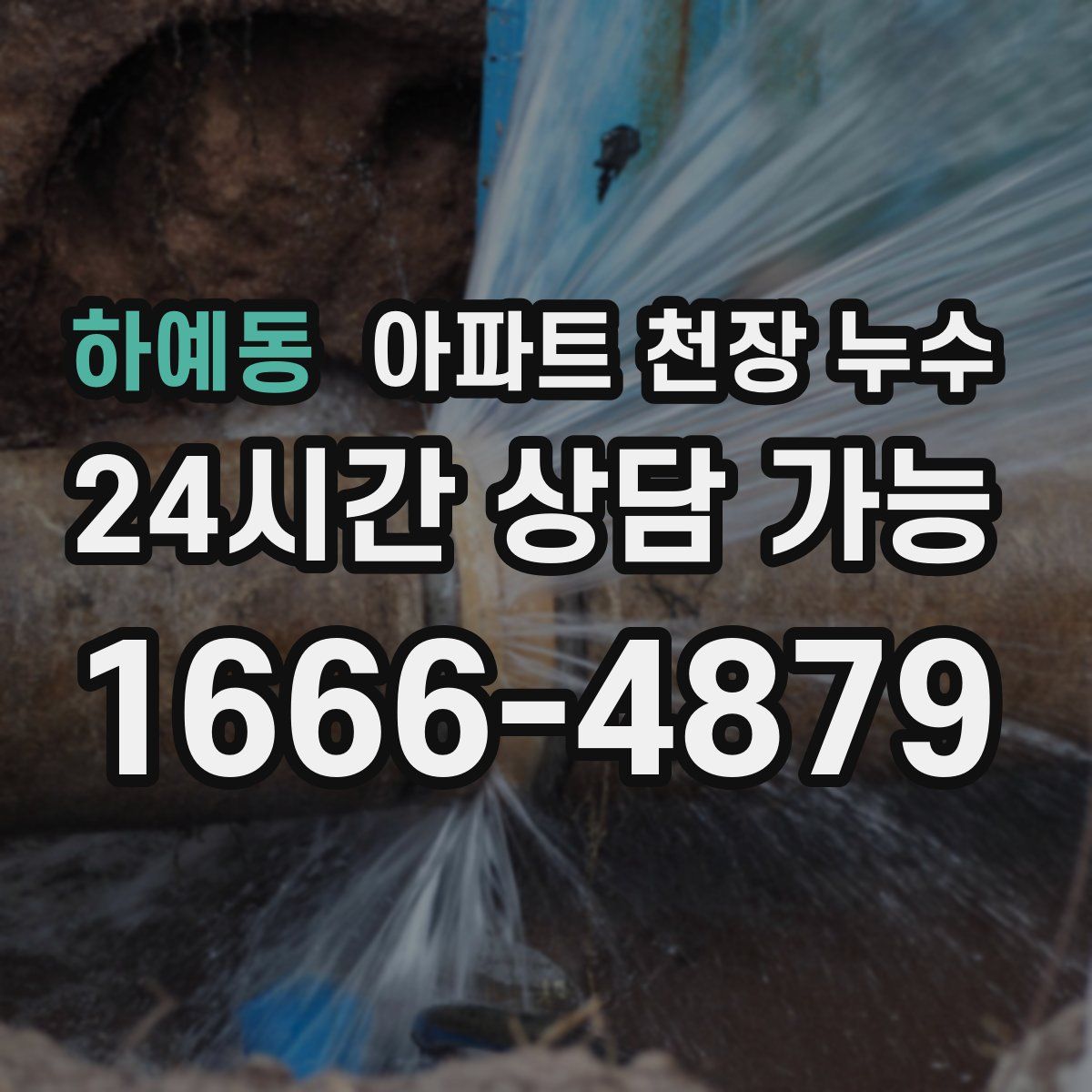하예동 아파트 천장 누수
